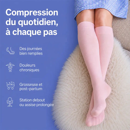 Rosiella Chaussettes de Compression Confortables