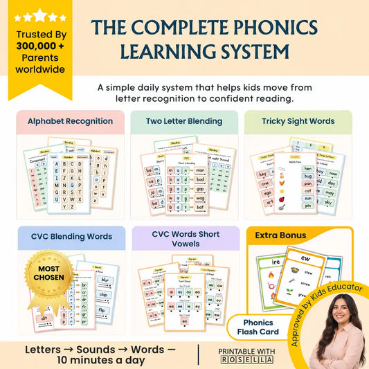 The Complete Learn to Read Activity Bundle